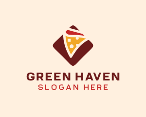 Pizzeria Pizza Box logo design