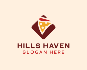 Pizzeria Pizza Box logo design