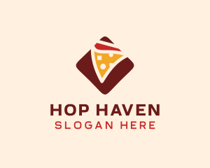 Pizzeria Pizza Box logo design