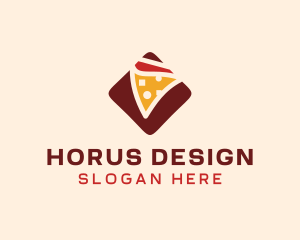 Pizzeria Pizza Box logo design