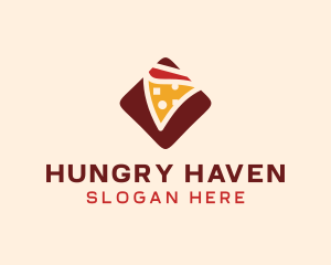 Pizzeria Pizza Box logo design