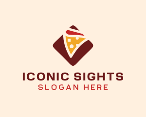 Pizzeria Pizza Box logo design