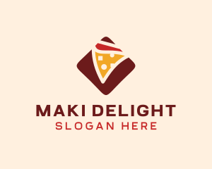 Pizzeria Pizza Box logo design