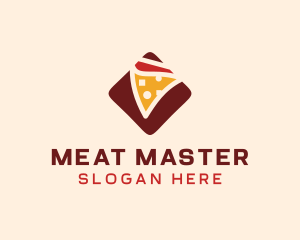 Pizzeria Pizza Box logo design