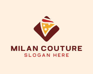 Pizzeria Pizza Box logo design