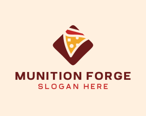 Pizzeria Pizza Box logo design