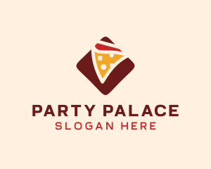 Pizzeria Pizza Box logo design