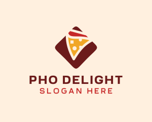 Pizzeria Pizza Box logo design