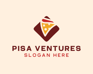 Pizzeria Pizza Box logo design