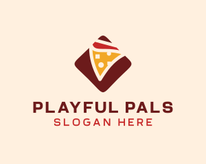 Pizzeria Pizza Box logo design