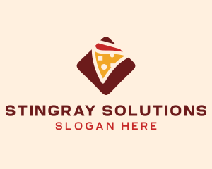 Pizzeria Pizza Box logo design