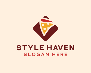 Pizzeria Pizza Box logo design