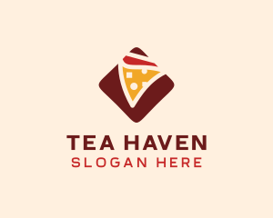 Pizzeria Pizza Box logo design