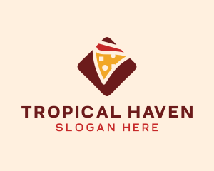 Pizzeria Pizza Box logo design