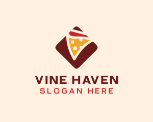 Pizzeria Pizza Box logo design