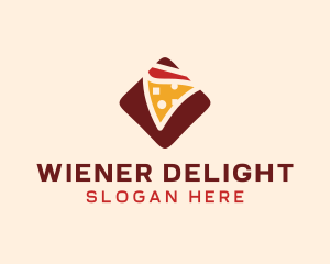 Pizzeria Pizza Box logo design