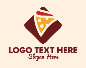 Pizzeria Pizza Box Logo