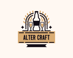 Craft Beer Brewery logo design