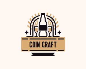 Craft Beer Brewery logo design