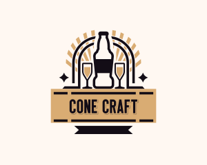 Craft Beer Brewery logo design