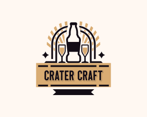 Craft Beer Brewery logo design