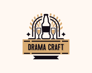 Craft Beer Brewery logo design