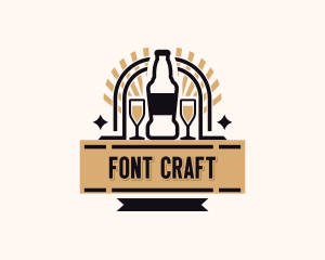 Craft Beer Brewery logo design