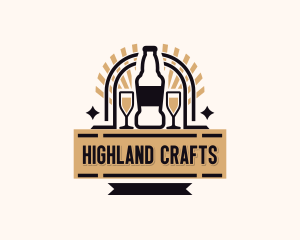 Craft Beer Brewery logo design