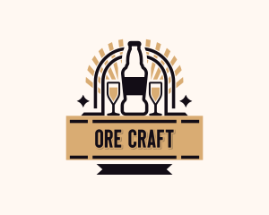 Craft Beer Brewery logo design