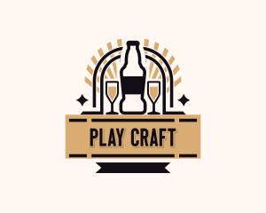 Craft Beer Brewery logo design