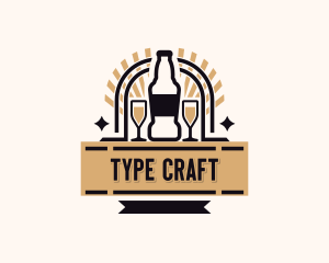 Craft Beer Brewery logo design