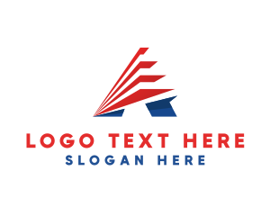 America - America Sharp Letter A logo design
