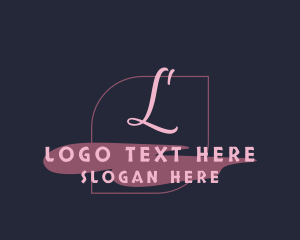 Letter Lg - Beauty Salon Cosmetics Paint logo design