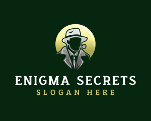 Gentleman Male Investigator logo design