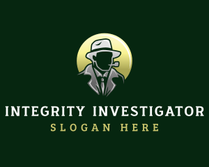 Gentleman Male Investigator logo design