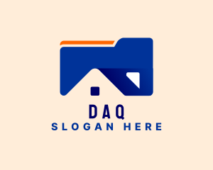 Mortgage - Realty House Folder logo design