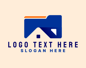 Folder - Realty House Folder logo design