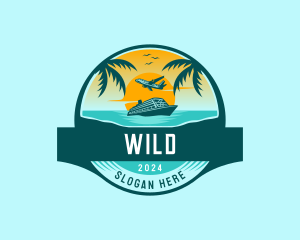 Ocean - Beach Vacation Travel logo design