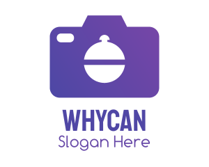 Purple Food Camera Photographer Logo