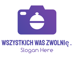 Purple Food Camera Photographer Logo