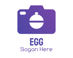 Photo Studio - Purple Food Camera Photographer logo design