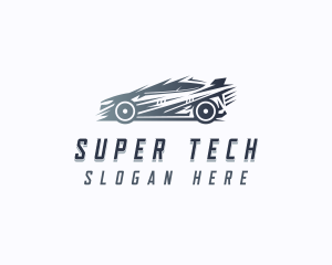 Motorsport Race Car logo design