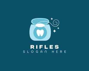 Dental Floss Hygiene Logo