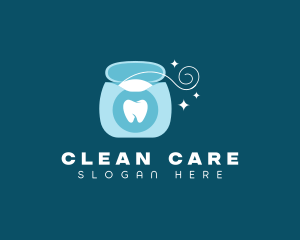 Dental Floss Hygiene logo design