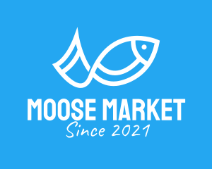 Fish Seafood Market  logo design