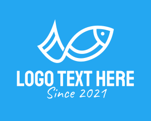 Underwater - Fish Seafood Market logo design