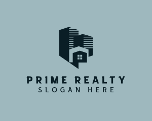 Residential Building Realty logo design