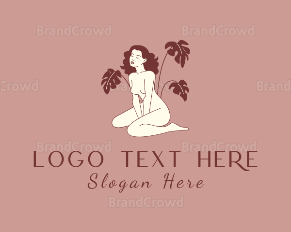 Naked Woman Body Logo