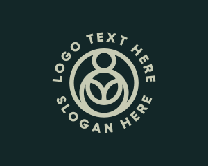 Organic Sustainability Crop logo design