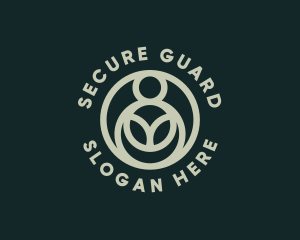 Organic Sustainability Crop Logo